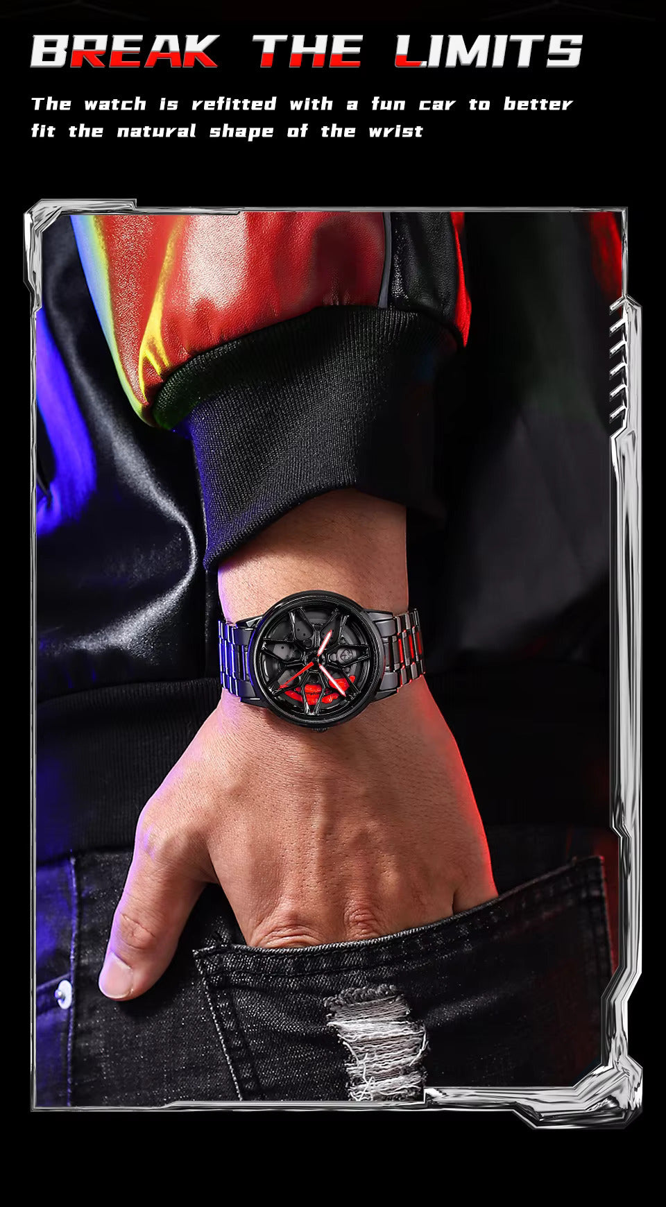 ferrari rim inspired - red